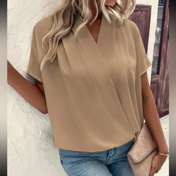 Boho batwing sleeve wrap blouse - Picture 7 of 11